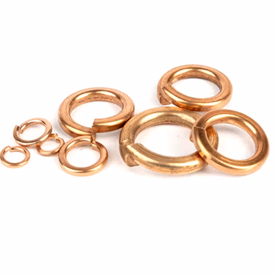 DIN127 Brass Spring Washer Bronze Copper Split Spring Lock Washer